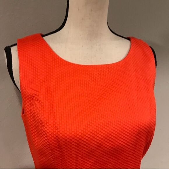 Alexandra Bartlett Orange and White Midi Dress - Picture 4 of 11